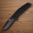 Bear & Son Folding Knife 3.5" Stainless Steel Blade Black G10 Handle