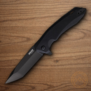 Bear & Son Sideliner Folding Knife 3.5" Stainless Steel Blade Black G10 Handle