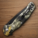 Bear & Son Brisk 2.0 Folding Knife 3.5" Stainless Steel Blade Realtree Edge Camo Synthetic Handle