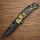 Bear & Son Brisk 2.0 Folding Knife 3.5" Stainless Steel Blade Realtree Edge Camo Synthetic Handle