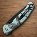 Bear & Son Brisk 2.0 Folding Knife 3.5" 440 Steel Blade Stainless Handle