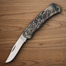 Bear & Son Camouflage Folding Knife 2.75" Stainless Steel Blade Camo Zytel Handle