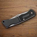 Bear & Son Lightweight Folding Knife High Carbon Steel Blade Black Zytel Handle