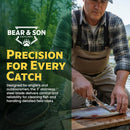 Bear & Son Bird and Trout Fixed Knife 3.5" High Carbon Steel Blade Delrin Stag Handle