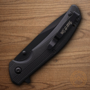 Bear & Son Sideliner Folding Knife 3.5" Stainless Steel Blade Black Zytel Handle