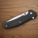 Bear & Son Sideliner Linerlock Folding Knife 3.5" Stainless Steel Blade Black Zytel Handle