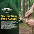 Bear & Son Little Toothpick Folding Knife 440 Steel Blade Abalone Handle