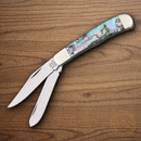 Bear & Son Little Trapper Pocket Knife Stainless Steel Blade Abalone Handle