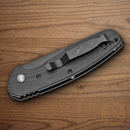 Bear & Son Auto Bold Action X Folding Knife 3" 14C28N Sandvik Steel Blade Black G10 Handle.