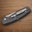 Bear & Son Auto Bold Action X Folding Knife 3" 14C28N Sandvik Steel Blade Black G10 Handle