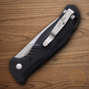Bear & Son Auto Bold Action XI Folding Knife 3.25" 14C28N Sandvik Steel Blade Black G10 Handle