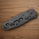 Bear & Son Auto Bold Action XII Folding Knife 2.88" 154CM Steel Blade Black Titanium Handle