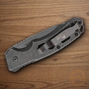 Bear & Son Auto Bold Action XII Folding Knife 2.88" 154CM Steel Blade Black Titanium Handle