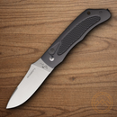 Bear & Son Auto Incognito II Folding Knife 2.5" D2 Tool Steel Blade Gray Stainless Handle