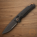 Bear & Son Auto Katakt II Folding Knife 3.25" Bohler M390 Steel Blade Black Aluminum Handle