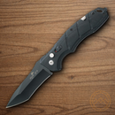 Bear & Son Auto Bold Action V Folding Knife 3.25" 14C28N Sandvik Steel Blade Black G10 Handle