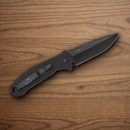 Bear & Son Auto Bold Folding Knife 3.25" D2 Tool Steel Blade Black Handle