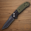 Bear & Son Auto Bold Action V Folding Knife 3.63" 14C28N Sandvik Steel Blade Black G10 Handle