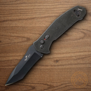 Bear & Son Auto Bold Action V Folding Knife 3.75" 14C28N Sandvik Steel Blade Black G10 Handle.