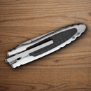 Bear & Son Auto Incognito Folding Knife 2.5" 14C28N Sandvik Steel Blade Stainless/Carbon Fiber Handle