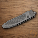 Bear & Son Auto Incognito Folding Knife 2.5" 14C28N Sandvik Steel Blade Gray Stainless Handle