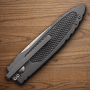 Bear & Son Auto Incognito Folding Knife 2.5" 14C28N Sandvik Steel Blade Gray Stainless Handle