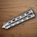Bear & Son Anniversary Butterfly Folding Knife 3.75" D2 Tool Steel Blade Stainless Handle