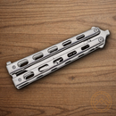 Bear & Son Anniversary Butterfly Folding Knife 3.75" S35VN Steel Blade Stainless Handle
