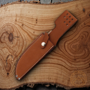 Blackjack Model 4 Fixed Knife 6.75" Stainless Steel Blade Linen Micarta Handle