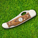 Bear & Son Cowhand Heritage Folding Knife 2.88" 1095HC Steel Blade Walnut Handle
