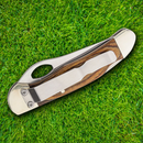 Bear & Son Cowhand Heritage Folding Knife 2.88" 1095HC Steel Blade Walnut Handle