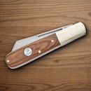 Bear & Son Heritage Large Folding Knife 1095HC Steel Blade Walnut Handle