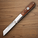 Bear & Son Heritage Large Folding Knife 1095HC Steel Blade Walnut Handle
