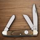 Bear & Son Stockman Pocket Knife 1095HC Steel Blades Walnut Handle