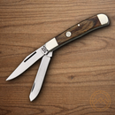 Bear & Son Mini Trapper Pocket Knife 1095HC Steel Blade Walnut Handle