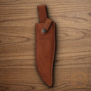 Bear & Son Cocobola Gold Fixed Knife 7.38" 12C27 Sandvik Steel Blade Cocobolo Wood Handle