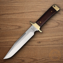 Bear & Son Freedom Fighting Fixed Knife 9.13" D2 Tool Steel Blade Brown Wood Handle