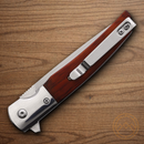 Bear & Son Rancher Linerlock Folding Knife 3.25" D2 Tool Steel Blade Cocobolo Wood Handle