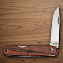 Bear & Son Pen Folding Knife 2.25" Carbon Steel Blade Cocobolo Wood Handle