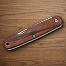Bear & Son Pen Folding Knife 2.25" Carbon Steel Blade Cocobolo Wood Handle