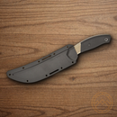 Bear & Son Professional Boning Kitchen Knife 6.25" 14C28N Sandvik Steel Blade Brown/Black Micarta/G10 Handle