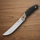 Bear & Son Professional Boning Kitchen Knife 6.25" 14C28N Sandvik Steel Blade Brown/Black Micarta/G10 Handle