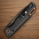 Bear & Son Nekama I Folding Knife 3.25" 14C28N Sandvik Steel Blade Black Aluminum Handle