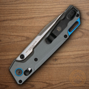 Bear & Son Nekama I Folding Knife 3.25" 14C28N Sandvik Steel Blade Gray Aluminum Handle