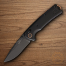 Bear & Son Nekama II Folding Knife 3.25" 14C28N Sandvik Steel Blade Black Aluminum Handle