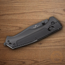 Bear & Son Rancor IV Folding Knife 3.25" 14C28N Sandvik Steel Blade Black Aluminum Handle