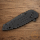 Bear & Son Slide Lock Folding Knife 2.5" Stainless Steel Blade Black Zytel Handle