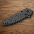 Bear & Son Slide Folding Knife 3.25" D2 Tool Steel Blade Black Zytel Handle