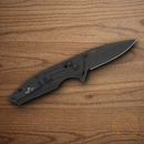 Bear & Son Slide Folding Knife 3.25" D2 Tool Steel Blade Black Zytel Handle