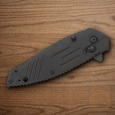 Bear & Son Slide Folding Knife 3.25" D2 Tool Steel Blade Black Zytel Handle
